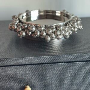 Kim Seybert Large Designer Silver Tray